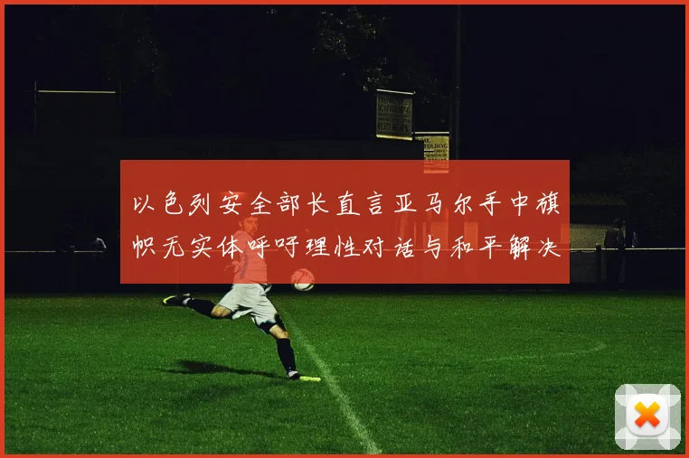 以色列安全部长直言亚马尔手中旗帜无实体呼吁理性对话与和平解决方案
